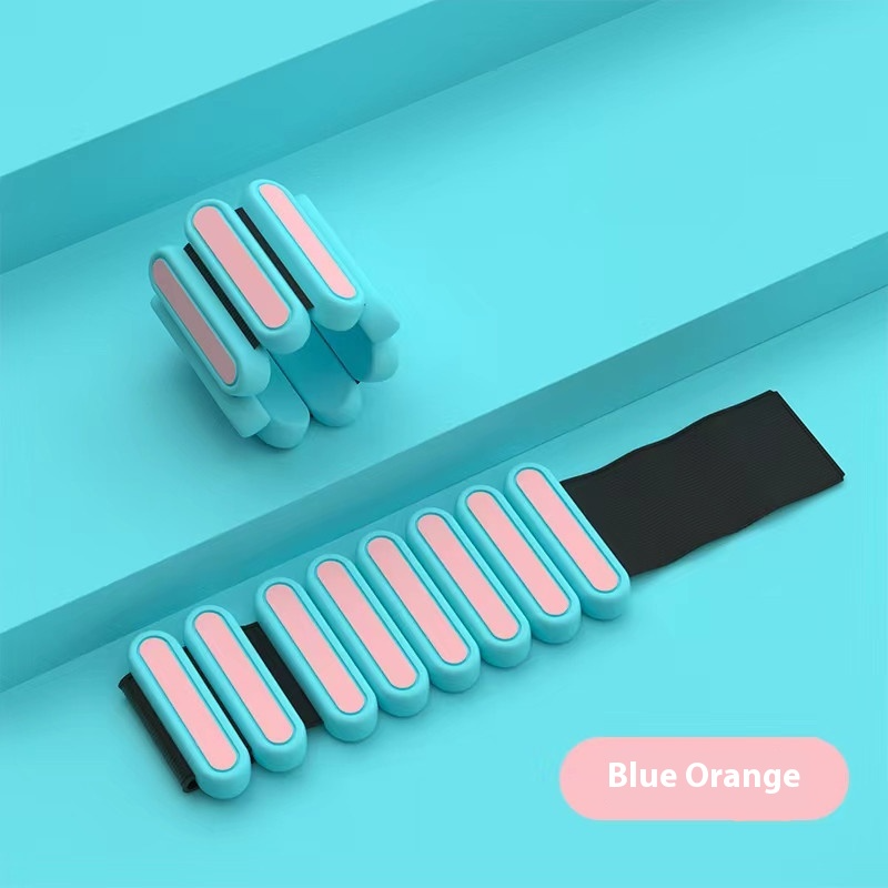 Colorful silicone weight bracelets for strength training and stylish workouts