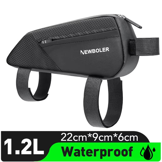 NEWBOLER 1.2L Bike Frame Front Tube Bag