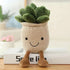 Cute smiling face succulent tulip plush