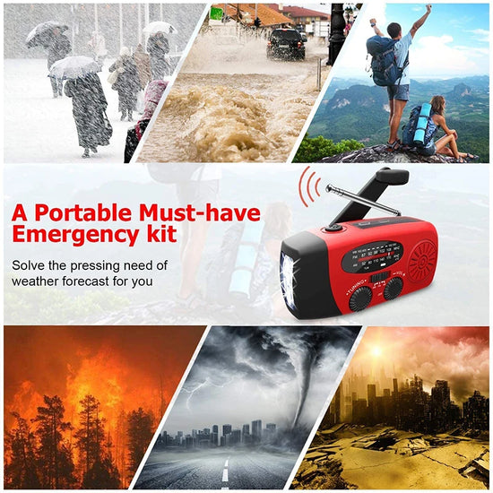 Hand crank AM/FM/NOAA emergency radio, photo 4