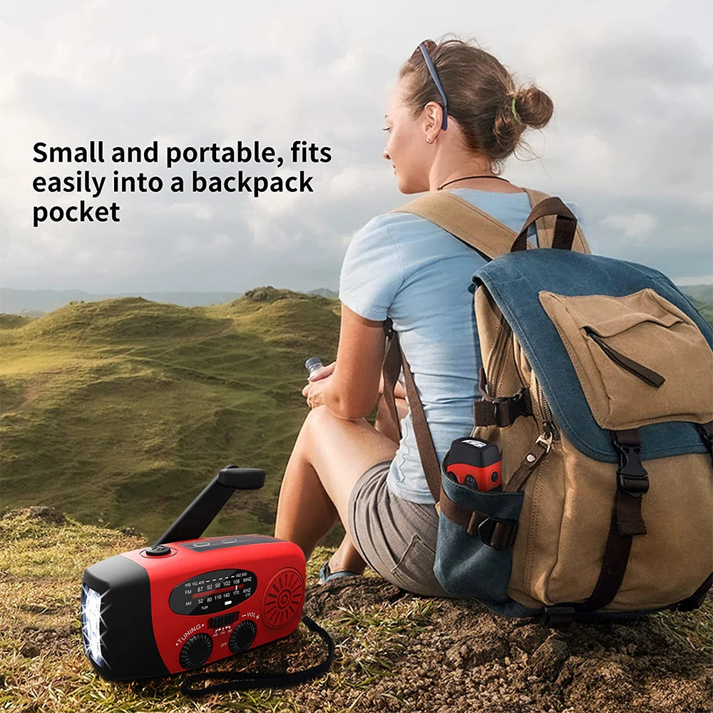 Hand crank AM/FM/NOAA emergency radio, photo 7