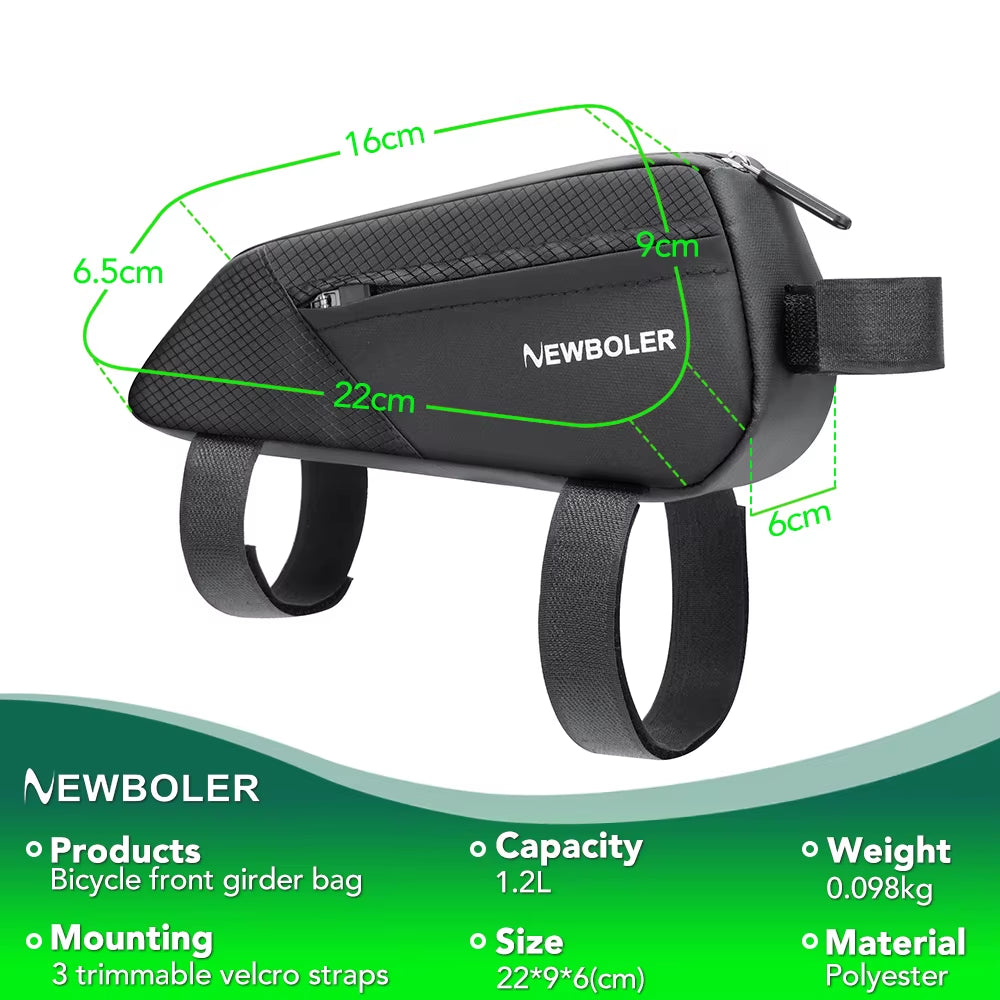 NEWBOLER 1.2L bike top tube bag, photo 4