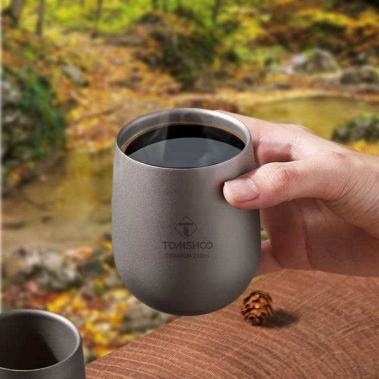 Tomshoo double-wall titanium cup, photo 5