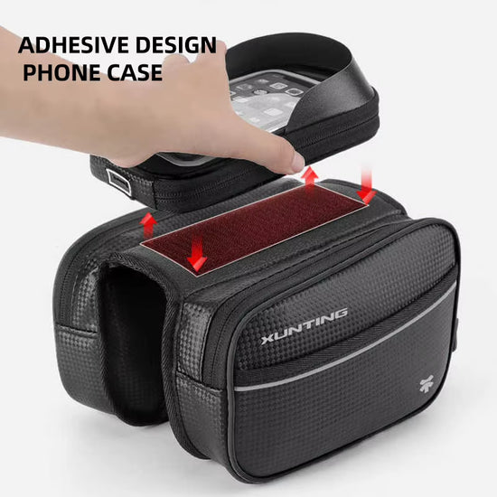 XUNTING rainproof bike top tube phone bag, photo 4
